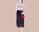 SNSのイラストアイコンを描かせていただきます フェミニンなアイコンはお洒落なアカウントにぴったりです。 イメージ8
