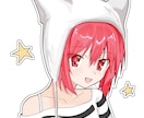 バストアップ＋SDキャラ＋差分描きます リーズナブルにイラストを使って活動を始めたい方におすすめ！！ イメージ4