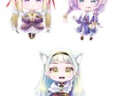 可愛い女の子のイラストを描きます きれいな立ち絵やミニキャラなどを作成します イメージ6