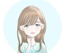 ふんわり優しい、透明感のあるイラスト描きます 大人の女性におすすめのアイコン イメージ5
