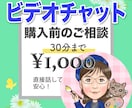 購入前にビデオチャットでのお打ち合わせを致します サービス購入をご検討中の方に！ イメージ1