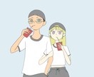 シンプルで可愛いイラスト描きます 優しい色味を使用したイラストが得意です^^ イメージ2