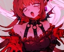 可愛い女の子のイラストを描かせていただきます 可愛い・ちょっと不気味な雰囲気のイラストが得意です イメージ1