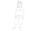 可愛いシンプルアイコン描きます SNSに是非！モノクロ線画アイコンです！ イメージ3