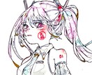 歌ってみた用のオリジナルサムネを描きます アナログで差別化必須⭐︎SNSでの宣伝サービスもします！ イメージ1