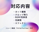 TikTok・ショート動画編集します SNSで伸びるショート動画編集します イメージ3