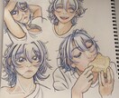 色鉛筆で写真から温かみのある似顔絵を描きます 恐竜も昆虫もペットも動物もOK！ イメージ1