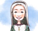 優しさを描く、ふんわり彩る似顔絵をお描きします アイコンや挿絵で優しい印象アップします！ イメージ6