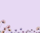 かわいらしいタッチのお花の壁紙を作成いたします 可愛らしく、温かい雰囲気のイラストをお求めの方に最適です！ イメージ4