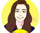 クレヨンタッチのアイコン用似顔絵イラスト描きます カラー無料◎/デフォルメOK/ビジネスアイコンにもおすすめ！ イメージ2