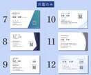 シンプルで信頼感のあるビジネス名刺を制作します 簡単テンプレートから選ぶだけ！ イメージ4