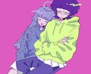 ご希望に沿った内容でアイコンや一枚絵を描きます あなた様のオリキャラなどでアイコンや一枚絵を描きます！ イメージ3
