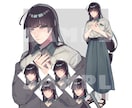 TRPGなどの立ち絵キャラクター制作します 可愛らしいキャラクターに仕上げます イメージ3