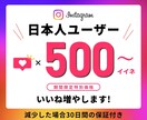 インスタ日本人ユーザーのいいねを増やします ⭐️期間限定特別価格⭐️日本人ユーザーのみ⭐️高品質 イメージ1