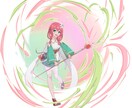 一枚絵やアイコンなどのイラストを制作いたします 配色が得意なので、様々なカラーリングが可能です。 イメージ9