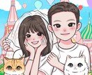 SNSアイコン 名刺 商用可イラスト似顔絵描きます あなたと大切な人の笑顔を、絵で残しませんか？ イメージ1