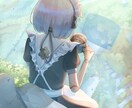 キャラクターのイラストを描きます！背景も描けます モチーフ等でストーリーのあるイラストを得意としています。 イメージ1
