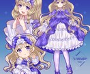 3点セットイラストお描きします 何でも使える3点セット！配信用やグッズ用などに＊ イメージ6