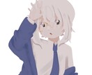 Twitterやその他のアイコン描きます アイコン描きます！苦手な物長髪、スーツ、背景 イメージ3