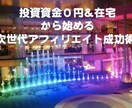 資金０＆在宅可！アフィリエイトの稼ぎ方を教えます 実演動画、音声解説、６０分サポート電話付き！ イメージ1