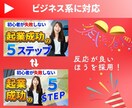 Youtubeサムネイル画像ビジネス系制作します テストできる2種セットで驚異の1500円！ イメージ5