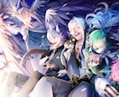 緻密なクオリティでキャラクターイラスト描きます Vtuber,Youtube動画やグッズやポスターの販促に★ イメージ5
