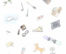 あなたの好きなモノを詰め込んだイラストを描きます 世界でただ一つだけの可愛いイラスト。 イメージ1
