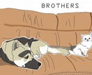 動物、人物、ペットの似顔絵作成します リアルで温かみのあるイラストを☆ イメージ4