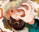 画面のスクロールを止めるイラストを描きます 動画内・サムネイル・壁紙・ポスター等お好みの形で イメージ2