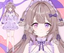Live2Dパーツ分けイラスト・立ち絵作成します かわいいVtuberのキャライラストを作成します イメージ5
