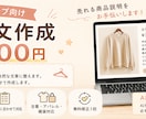 商品説明文を5件作成します ネットショップ向けに魅力が伝わる文章へ イメージ1