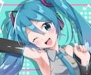 女性キャラのイラスト描きます 歌い手・ボカロ・Vtuber動画のお供に1枚！ イメージ7