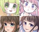 SNS用のアイコン・ヘッダー等を描きます 個人用以外に知り合いにプレゼント用や企画用にも対応出来ます！ イメージ1