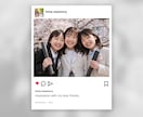 インスタ風プロフィールムービーを制作します 投稿をめくるような結婚式ムービーをお届けします イメージ6