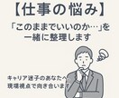 仕事の悩み「このままでいいのか」を一緒に整理します キャリア迷子のあなたへ「社会人歴=経験値」でお応えします イメージ1