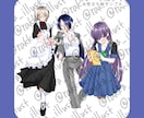 TRPGなどに使用可能なキャラ立ち絵を描きます ふんわりとした厚塗り風イラストを描きます！ イメージ4