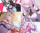 商用可◎こだわりを叶えたイラスト制作します 配信、MV、壁紙、グッズ化等多用途に対応します◎ イメージ1