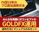 FX歴15年専業プロ作！GOLDFX運用を教えます 10万円から運用可能！最強裁量補助トレードシステム解禁です！ イメージ1
