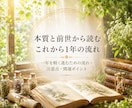 前世と本質でこれから1年の流れを占います 一年を軽く進むための流れ・注意点・開運ポイントを総まとめ イメージ1
