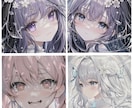 漫画風、アニメ風、病み系、ちびキャラ対応します アイコン、イラスト作成いたします。24時間以内に返信します！ イメージ6