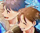 SNS用アイコンなどご要望の人物イラスト描きます アニメ風タッチ、カラフルなイラストです！ イメージ3