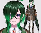 V向け！魅力的なLive2Dモデルを制作いたします キャラデザ〜モデリングまで破綻のないLive2Dモデルを制作 イメージ2