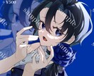 バストアップ、アイコンなどのイラストを描きます 明暗のついた綺麗めのイラストが得意です イメージ7