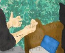 SNSアイコンとして使用するアート制作受注します 他とは違ったアイコンにしたいという方は是非！ イメージ1