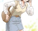 女の子イラスト描きます バストアップ、全身立ち絵などポージング指定できます。 イメージ10