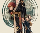 １枚イラストや、Live2dキャラデザ作成します 妄想していたあの、イケメン男子、可愛いヒロインに出会えます♡ イメージ5
