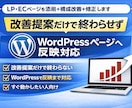 LP・ECページを添削＋構成改善＋修正します 改善提案だけで終わらせず、WordPressページへ反映対応 イメージ1