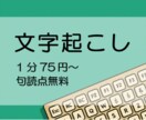 音声・動画の文字起こし承ります 〜迅速・丁寧をモットーに対応いたします！〜 イメージ1