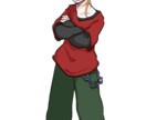 TRPGのキャラの立ち絵制作します イラストが描けなくてもオリジナルの立ち絵を連れて回れます！ イメージ4