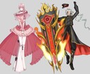 TRPG立ち絵イラスト制作します キャラクターの個性が伝わるTRPG立ち絵を低価格で制作 イメージ3